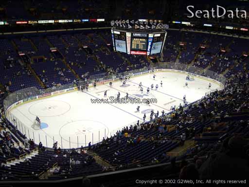 Seat view from section 307 the Enterprise Center, home of the St. Louis Blues