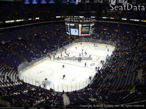 Seat view from section 309 the Enterprise Center, home of the St. Louis Blues