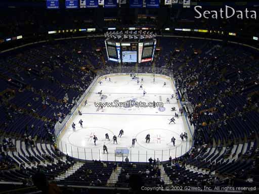 Seat view from section 311 the Enterprise Center, home of the St. Louis Blues