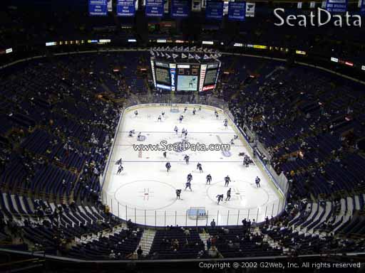 Seat view from section 312 the Enterprise Center, home of the St. Louis Blues