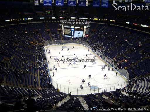 Seat view from section 313 the Enterprise Center, home of the St. Louis Blues