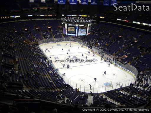 Seat view from section 314 the Enterprise Center, home of the St. Louis Blues