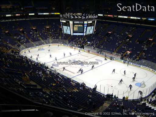 Seat view from section 316 the Enterprise Center, home of the St. Louis Blues