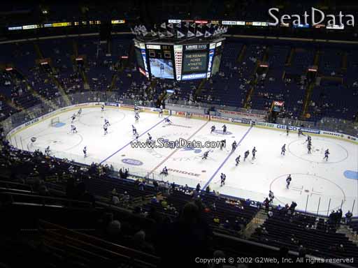 Seat view from section 318 the Enterprise Center, home of the St. Louis Blues