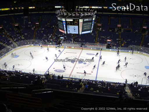 Seat view from section 319 the Enterprise Center, home of the St. Louis Blues
