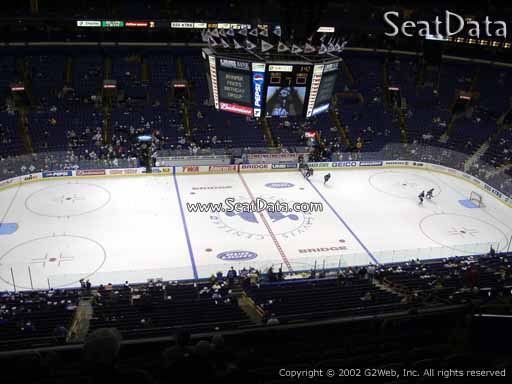 Seat view from section 321 the Enterprise Center, home of the St. Louis Blues