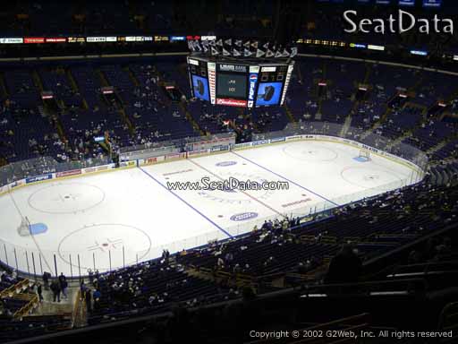 Seat view from section 322 the Enterprise Center, home of the St. Louis Blues