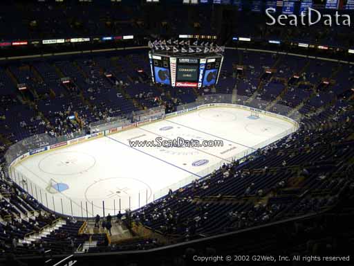 Seat view from section 323 the Enterprise Center, home of the St. Louis Blues
