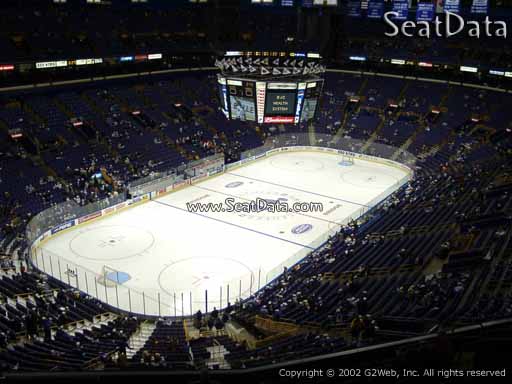Seat view from section 324 the Enterprise Center, home of the St. Louis Blues