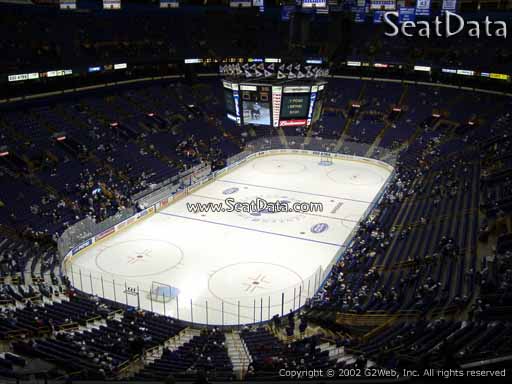 Seat view from section 325 the Enterprise Center, home of the St. Louis Blues
