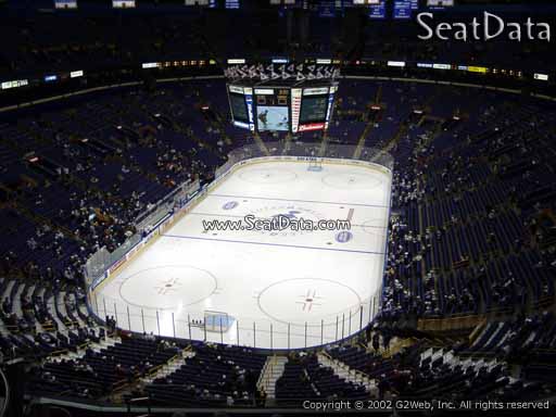 Seat view from section 326 the Enterprise Center, home of the St. Louis Blues