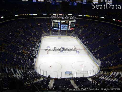 Seat view from section 329 the Enterprise Center, home of the St. Louis Blues