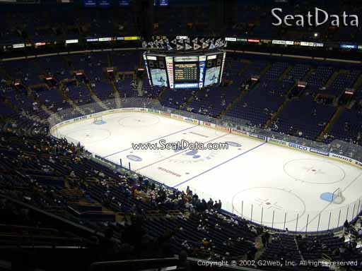 Seat view from section 333 the Enterprise Center, home of the St. Louis Blues