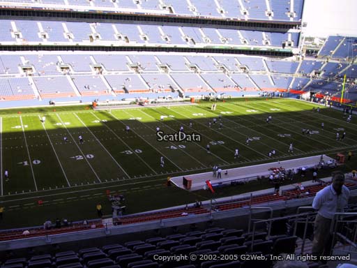 Seat view from section 313 at Sports Authority Field at Mile High Stadium, home of the Denver Broncos