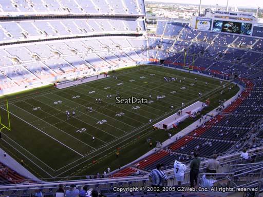 Seat view from section 515 at Sports Authority Field at Mile High Stadium, home of the Denver Broncos