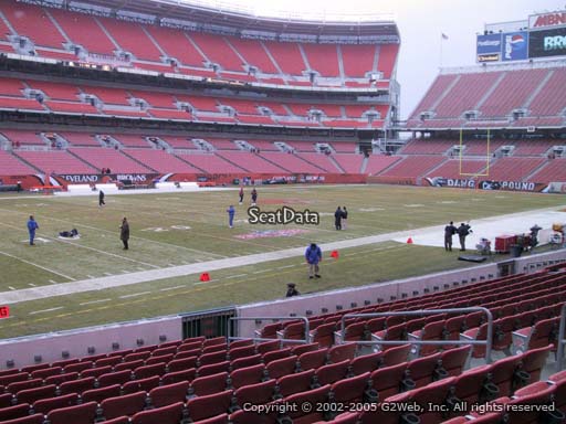 Seat view from section 102 at FirstEnergy Stadium, home of the Cleveland Browns