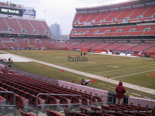 Seat view from section 139 at FirstEnergy Stadium, home of the Cleveland Browns
