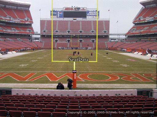Seat view from section 147 at FirstEnergy Stadium, home of the Cleveland Browns