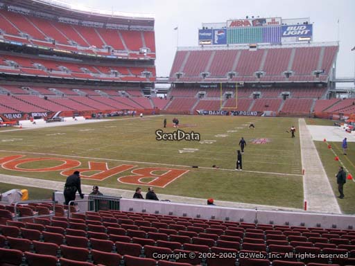 Seat view from section 149 at FirstEnergy Stadium, home of the Cleveland Browns