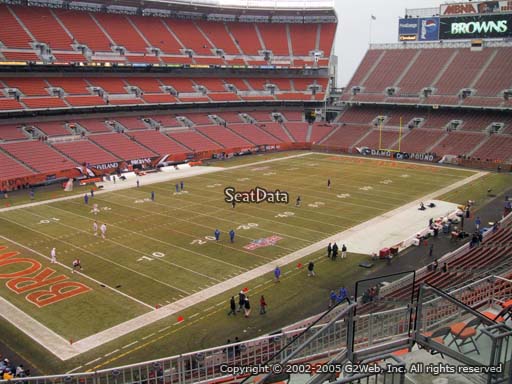 Seat view from section 302 at FirstEnergy Stadium, home of the Cleveland Browns