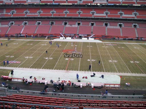 Seat view from section 309 at FirstEnergy Stadium, home of the Cleveland Browns