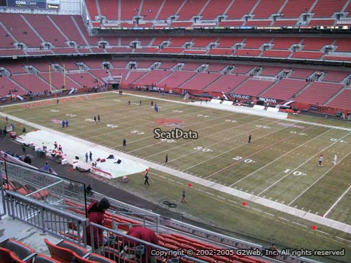 Seat view from section 313 at FirstEnergy Stadium, home of the Cleveland Browns