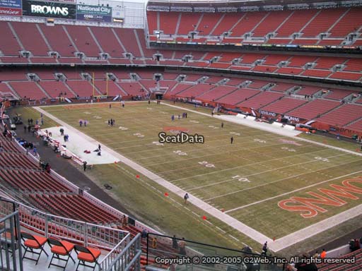 Seat view from section 316 at FirstEnergy Stadium, home of the Cleveland Browns