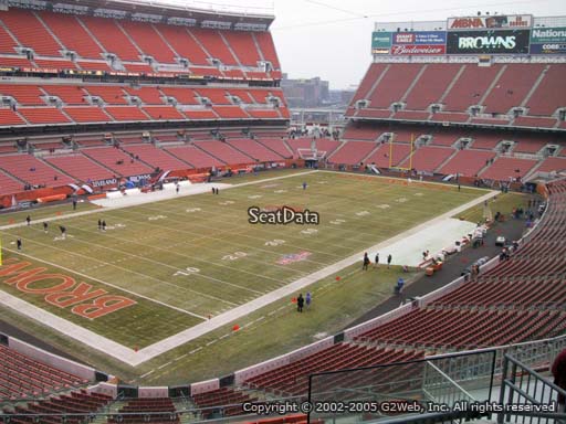 Seat view from section 326 at FirstEnergy Stadium, home of the Cleveland Browns