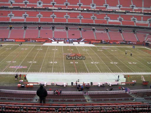 Seat view from section 333 at FirstEnergy Stadium, home of the Cleveland Browns