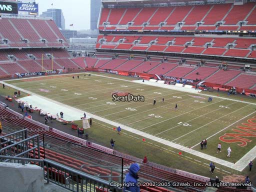 Seat view from section 339 at FirstEnergy Stadium, home of the Cleveland Browns