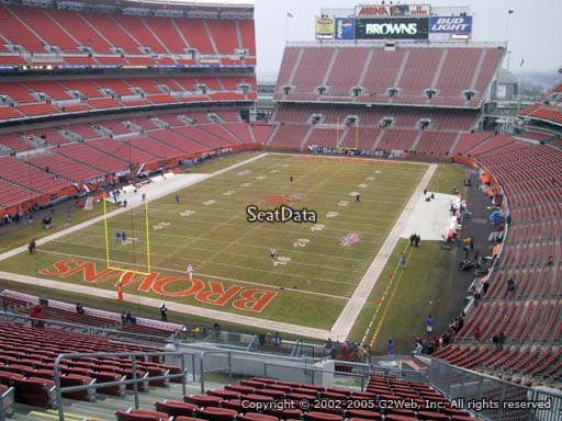 Seat view from section 350 at FirstEnergy Stadium, home of the Cleveland Browns