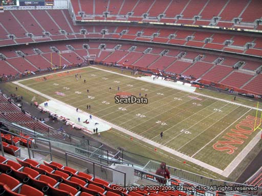 Seat view from section 514 at FirstEnergy Stadium, home of the Cleveland Browns