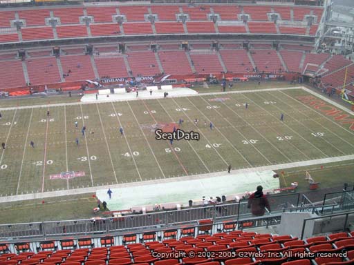 Seat view from section 532 at FirstEnergy Stadium, home of the Cleveland Browns