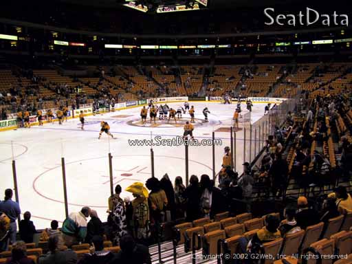 Seat view from section 16 at the TD Garden, home of the Boston Bruins