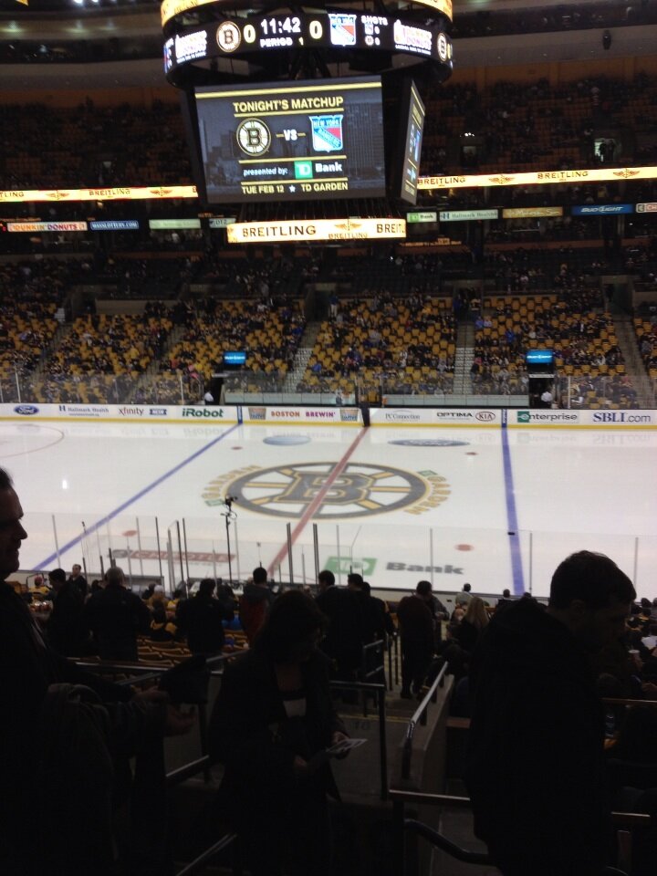View from Club Section 139 at the TD Banknorth Garden