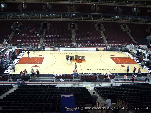 Seat view from section 218 at the United Center, home of the Chicago Bulls
