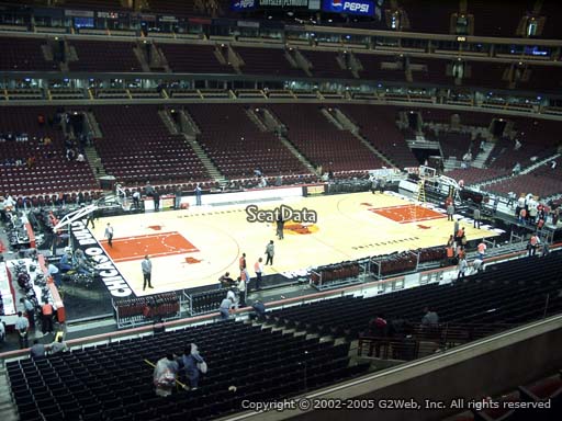 Seat view from section 220 at the United Center, home of the Chicago Bulls