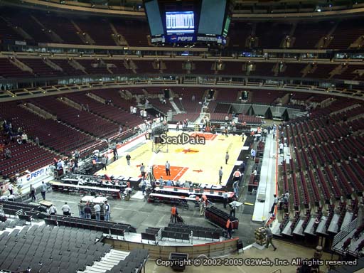 Seat view from section 224 at the United Center, home of the Chicago Bulls