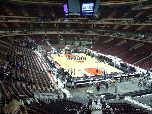 Seat view from section 228 at the United Center, home of the Chicago Bulls