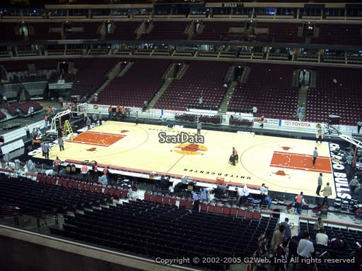 Seat view from section 233 at the United Center, home of the Chicago Bulls
