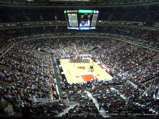 Seat view from section 310 at the United Center, home of the Chicago Bulls