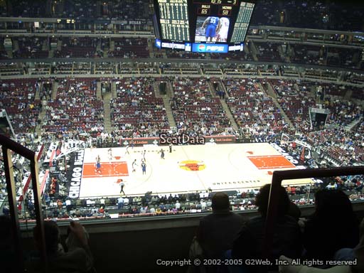 Seat view from section 318 at the United Center, home of the Chicago Bulls