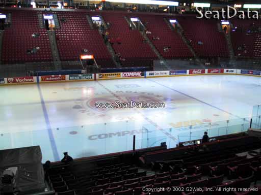 Seat view from section 114 at the Bell Centre, home of the Montreal Canadiens