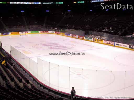 Seat view from section 121 at the Bell Centre, home of the Montreal Canadiens