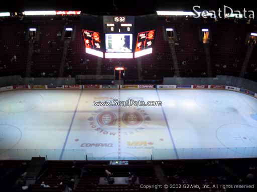 Seat view from section 319 at the Bell Centre, home of the Montreal Canadiens