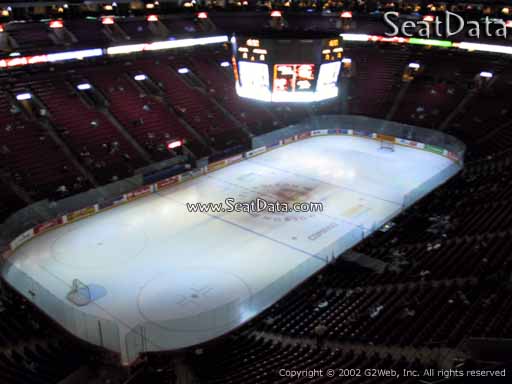 Seat view from section 324 at the Bell Centre, home of the Montreal Canadiens