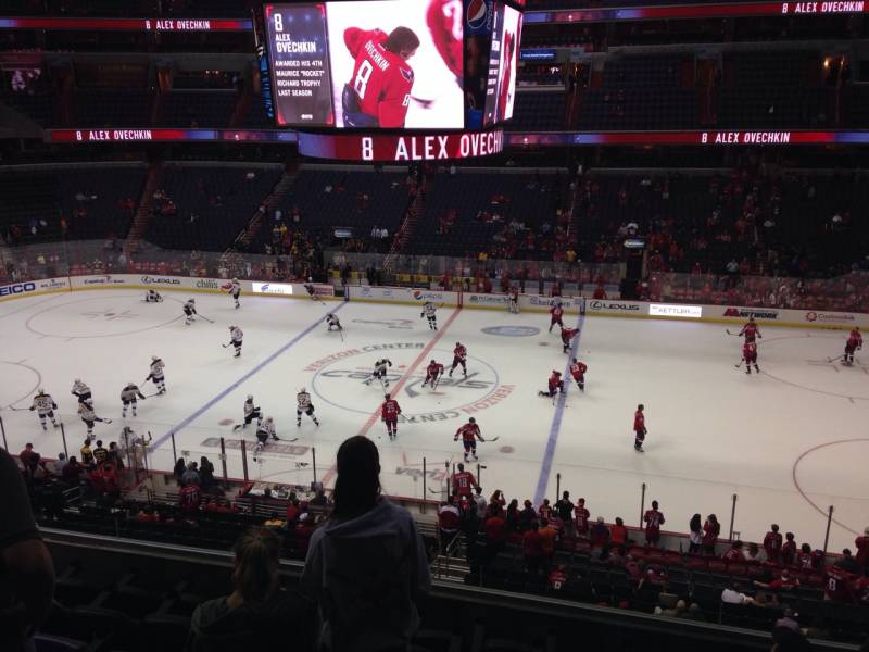 Seat view from section 216 at Capital One Arena, home of the Washington Capitals