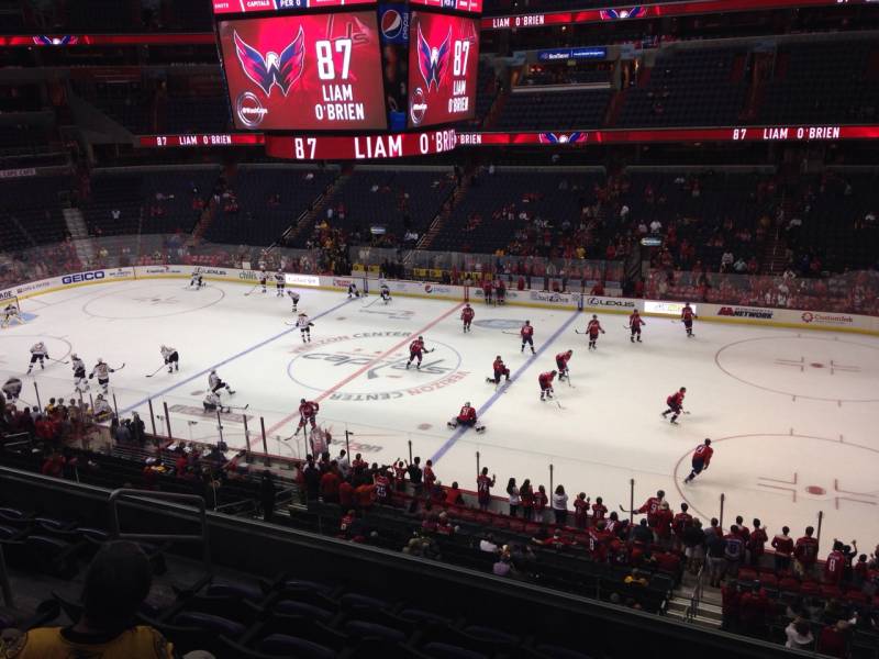 Seat view from section 217 at Capital One Arena, home of the Washington Capitals