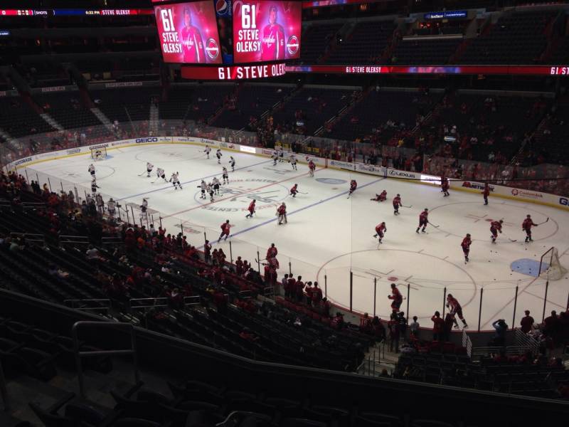 Seat view from section 219 at Capital One Arena, home of the Washington Capitals