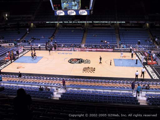 Seat view from section C109 at Rocket Mortgage FieldHouse, home of the Cleveland Cavaliers
